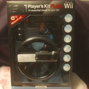 15-n-1 Players Kit PLUS for Wii. Works W/ Motion Plus